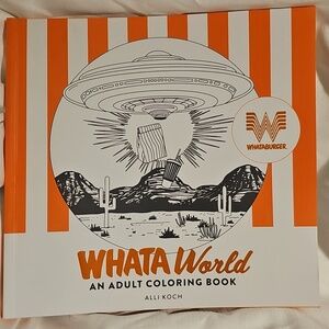 Whataburger WhataWorld Adult Coloring Book New